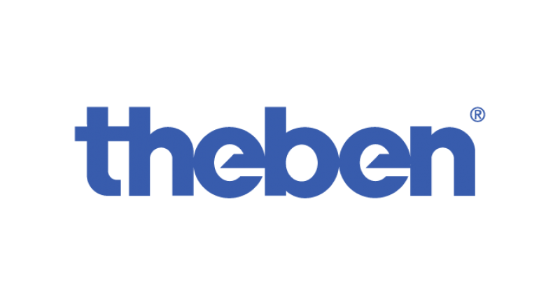 logo theben blau