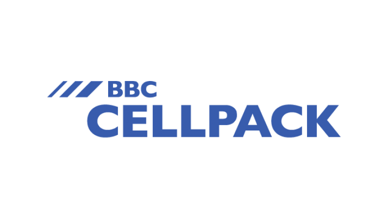 logo cellpack blau