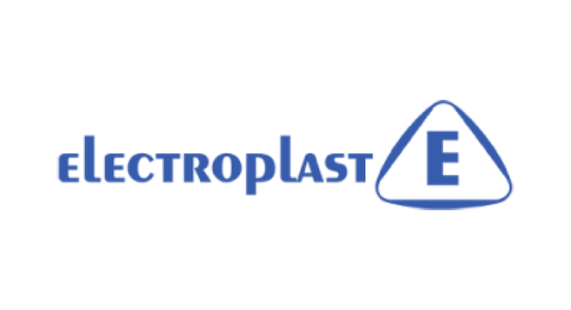 logo electroplast blau