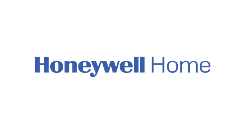 logo honeywell home blau